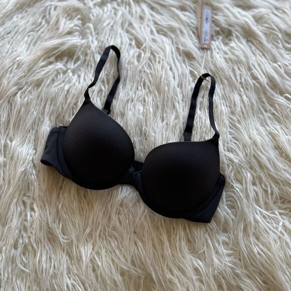 Skims Fits Everybody Push up Bra Onyx Size 30B - Picture 6 of 9